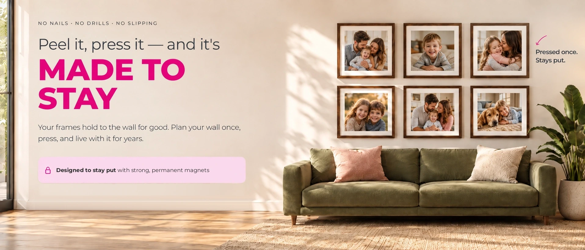 magnetic photo frames